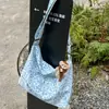 Bolso de Hombro Retro Americano con Estampado de Leopardo Estilo Perezoso Versátil Bolso de Mano Bolso de Hombro Gran Capacidad Bolsa de Compras para Viajes
