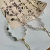 Novo Pulseira de Viagem de Ametista, Ajustável Quartzo Rosa e Quartzo Rutilado Verde, Várias Pulseiras Irregulares Frescas e Doces Atacado
