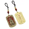 Token del Emperador Ziwei Tío de Cobre Colgante de Paz Insignia de Ziwei Guan Yu Token de Zhao Gongming Adorno para Llavero Estilo Chino