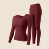 Ventas Directas de Fábrica Superventas Transfronterizos Ropa de Otoño e Invierno Base Líquida para Maquillaje Embellecedora de Piel Ropa Sin Costuras Capa Base Hidratante Ropa Térmica de Otoño Conjunto de Pantalones de Otoño