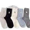 Calcetines largos de lunares caricatura japonesa perro pequeño calcetines holgados calcetines coreanos calcetines de media pantorrilla para mujer lazo ins en stock