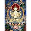 Pintura de diamante completo, thangka bodhisattva, estatua de Buda, diamante adhesivo, pasta completa, 5D, punto de cruz, bordado completo, bordado de diamantes, nueva generación de cabello