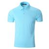 Overol de verano 2022 de secado rápido, malla fresca como hielo, solapa, manga corta, blanco, guapo, punto, mayoreo, color sólido, playera con abertura
