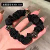 Diadema de estilo coreano simple con incrustaciones de diamantes para mujer, accesorio de moda para coleta, bola de goma para el pelo, cuerda para el pelo, celebridad de Internet, todo vale, nuevo tocado