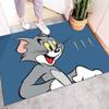 Tapete de Entrada para el Hogar de Dibujos Animados Lindo Absorbente de Agua Antideslizante Fácil de Cuidar Entrada Entrada Entrada Frotando Suciedad Felpudo Alfombra