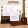 Calendario de Escritorio Nuevo Año 2027 Año del Cordero Adorno Estilo Antiguo Adorno de Escritorio de Lujo Ligero Calendario Mensual Venta Directa de Fábrica Calendario Personalizado