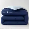 Colcha de algodão tricotada para sono profundo, espessa para aquecimento, adequada para primavera e outono, colcha de algodão tamanho solteiro para dormitórios, colcha de inverno e uso em todas as estações
