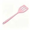 Espátula de silicone cabo de peça única tudo-em-um espátula de cozinha pequena antiaderente utensílio de cozinha espátula para refogar espátula para peixe