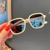 Gafas de Sol Retro para Niños Gafas Atractivas para Niños Niñas Protección Ocular Protección Solar Anti-UV Montura Cuadrada Estilo Coreano
