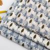 Venta Directa de Fábrica de Tela Bordada de Producción Nacional Estilo No-Mikawa, Tela Bordada a Mano de Algodón y Lino, Stock Disponible, Procesamiento de Muestras y Personalización Disponibles