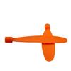 Bjfy99209 Hoja de Viento Octagonal Rojo Naranja Hoja Octagonal Hoja de Ventilador Oreja de Conejo Bloque de Construcción Hoja