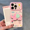 Venda Direta de Fábrica Adequado para Apple 17 Elefante de Desenho Animado Bolinhas Nuvem Capa de Celular iPhone 16 Capa Protetora Anti-Queda