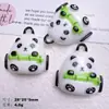 Panda de Dibujo Animado Pizarra Mochila Escolar Pegamento de Crema DIY Pasador Diadema Funda para Teléfono Móvil Flor para Zapatos Imán para Refrigerador Accesorios de Resina