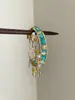 Pulsera Metálica de Estilo Europeo y Americano Vintage con un Toque Exagerado y Lujoso, Presentando un Diseño Abierto Retro