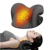 Almohada Cervical Calefactora Eléctrica Transfronteriza Calentamiento de Grafeno Ajuste de Temperatura Temporizado Cuello Transpirable Cálido para Dormir Almohada de Compresa Caliente