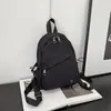Nova Mochila de Nylon Elegante com Múltiplas Camadas, Nova Bolsa de Ombro Multifuncional Feminina, Mochila Leve Casual da Moda Estilo Coreano