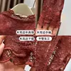 Procesamiento PersonalizadoBlusa de encaje de manga larga, cuello medio alto, corte ajustado, transparente, con bordes de volantes para mujer. Fuente OEM/ODM