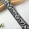 Cinta Estilo Étnico Personalizada 3 cm Jacquard Hoja de Hierba Pequeña Accesorios de Encaje Hechos a Mano DIY Suministro Directo de Fábrica en Stock