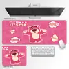 Mouse Pad de Urso Morango Desenho Animado Anime Mat Grande Matéria-Prima de Alta Qualidade Mouse Pad Tapete para Mesa de Computador
