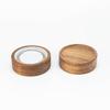 Frasco de vidrio para almacenamiento con tapa sellada Frasco Mason tapa de madera frasco de cocina para granos tapa para frasco de granos tapa para botella de almacenamiento de granos de café té tapa de madera