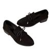 Zapatos de Cuero Suave Individuales para Mujer, Nuevos Modelos de Primavera y Otoño, Punta Redonda, Suela Plana, Suela Suave, Cómodos, Talla Grande, Sin Cordones, Transpirables, Zapatos Cómodos para Ir al Trabajo para Mujer