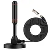 Suministro Directo del Fabricante de Antenas de TV Digital Populares, de Onda Terrestre para Interiores con Ventosa Extensible Dvb-T2 4K