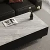 Mesa de centro de pizarra imitación mármol, tapete para mesa, impermeable y a prueba de aceite, de alta gama, lujo ligero, protección para la encimera del televisor de la sala de estar
