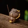 Cerâmica Sorte Bonito Dragão Linha Porta Incenso Interno Casa Incenso Cent Ano do Dragão Presente Gaiola de Incenso Mesa Pequenos Ornamento