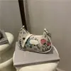 Bolso de Hombro con Flor Grande de Nicho Literario para Mujer 2025 Nuevo Bolso Casual de Axila Bolso de Hombro de Moda Bolso Simple para Mujer