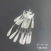 Accesorios de imán para refrigerador de la etnia Miao, piezas estilo chino de fénix y mariposa imitación plata, estilo étnico de plata Miao de nicho, pavo real, área escénica de Guizhou