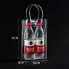 Bolso Transparente PVC Bolsa de Regalo de Gama Alta Bolsa de Plástico para Empaque de Té de Leche Bolso Pequeño Popular
