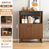 Aparador de gabinete de té contra la pared gabinete pequeño integrado gabinete de almacenamiento gabinete lateral de sala de estar gabinete de exhibición gabinete bajo gabinete de pie gabinete de almacenamiento