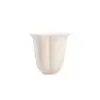 Taza Maestra Pequeña con Borde Floral Estilo Dinastías Tang y Song, Taza Individual Cerámica para Uso Doméstico, Taza de Degustación con Forma de Flor, Taza de Té Grande