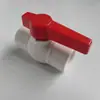 Válvula de Bola de PVC Estándar Nacional Blanca Válvula de Plástico UPVC Válvula de Bola Interruptor de Suministro de Agua Integrado Válvula de Bola Interruptor de Tubería de Agua Simple
