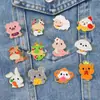 Insignia de Dibujos Animados del Zodiaco Animal Lindo Accesorios para Ropa Insignia 12 Animales del Zodiaco Broche Pequeño de Metal Bolso