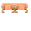 Soporte para Comedero de Bambú Transfronterizo para Mascotas Soporte para Agua Potable para Gatos y Perros Comedero Inclinado para Mascotas Mesa de Comedor para Mascotas Soporte Inclinado para Granos
