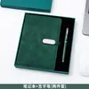 Conjunto de notebook A5 e caneta em estoque, ideal para reuniões e eventos corporativos, um presente prático com opções de personalização de logotipo.