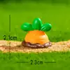 Micro Paisaje Artificial Linda Zanahoria Conejo Habitación de Zanahoria Jardinería Paisajismo Resina Manualidad DIY Adornos Pequeños Decorativos