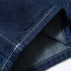Beijie Marca de Moda Americana para Hombre 2025 Primavera Nuevo Shorts de Mezclilla Rectos Oscuros para Hombre con Cordón Pantalones Casuales