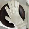Guantes Sin Dedos 100% Lana Color Puro, Compatibles con Pantalla Táctil, Guantes Cálidos de Otoño e Invierno para Mujer para Ciclismo, Guantes de Moda Resistentes al Viento y al Frío