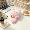 Colgante de Muñeca Gato con Cola de Dibujos Animados Personalizado Accesorios de Broche de Juguete de Peluche para Ropa Accesorios de Tela Rellenos de Algodón Colgante