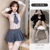 Lencería Sexy con Deseo Puro, Estilo JK de Campus, Pijama de Mujer para Salir, Uniforme de Tentación Estilo Universitario 6243