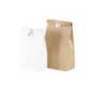 Bolsa de almacenamiento de alimentos para refrigerador de estilo nórdico, bolsa de papel Kraft con acabado de cocina, bolsa de embalaje a prueba de aceite, venta al por mayor de fábrica en stock