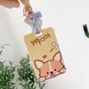 Dinosaurio Corgi Pato de Gasolina Tarjeta de Comida para Estudiantes Tarjeta de Transporte Público Tarjeta de Acceso Set de Tarjetas de Metro Colgante Llavero de Mochila