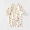 Ropa de Bebé, Monos de Bebé, Tipo a Rompers de Algodón Puro Finos de Verano, Pijamas de Manga Larga, Ropa para Aire Acondicionado