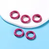 Anillo Tórico de Color Caramelo Pintado Resorte Helicoidal Mosquetón Llavero Hebilla de Tienda de Campaña Anillo para Libros Anillo para Tarjetas Adorno Accesorios Venta al por Mayor