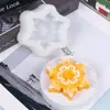 Molde de Silicone para Bolo Fondant, Forma para Gelo, Vários Moldes para Velas Perfumadas de Floco de Neve, Ornamentos de Pedra Difusora