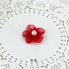 Accesorios para el cabello de flor de perla de hilo de nieve hechos a mano, tocado, materiales de decoración para ropa, accesorios para ropa, venta al por mayor
