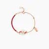 Nuevo collar con hebilla de seguridad de carpa estilo chino para mujer, diseño de nicho de lujo ligero, sentido de alta calidad, joyería de año de nacimiento, regalo de Año Nuevo