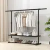 Secador de Ropa Sencillo, Perchero de Pie para Dormitorio, Barra para Secar Ropa en Interiores, Colgador de Ropa, Perchero de Pie para Dormitorio, Venta al por Mayor para Tiendas de Ropa